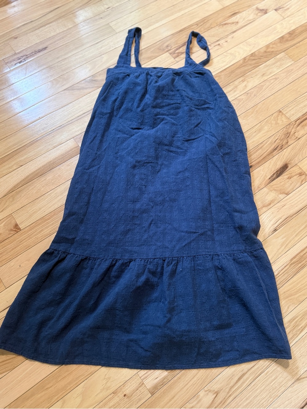 Carve Designs navy blue sundress size S